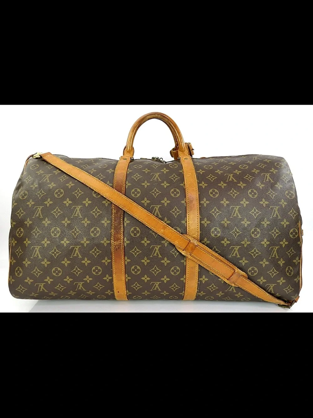 Louis Vuitton Brown Monogram Keepall Duffel Bag